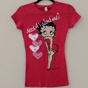 Betty Boop Valentine Tee